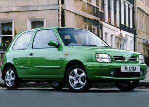 Nissan Micra 3-Door 1997 года (UK)